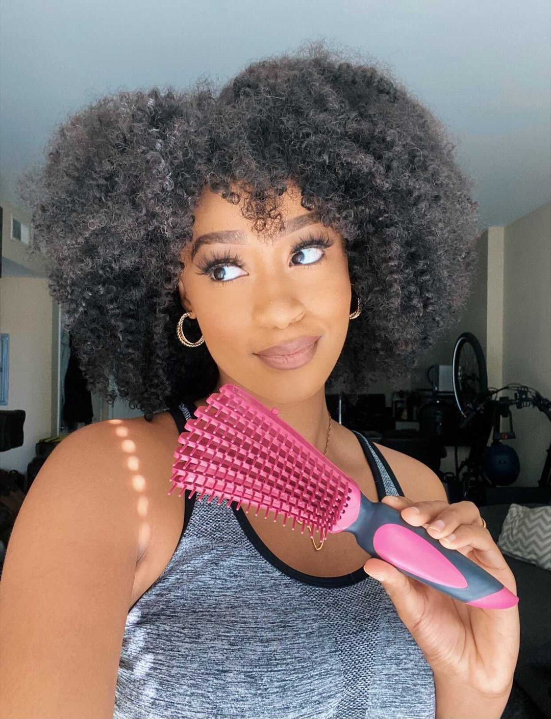 The EZ Detangler Brush The Perfect Tool for Detangling Curly Hair Ez