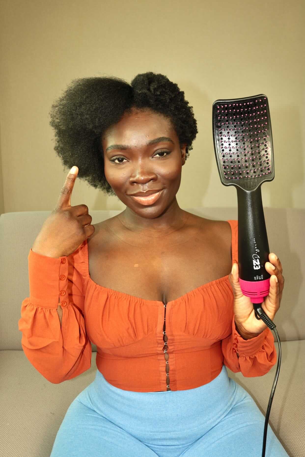 EZ Dryer™ ION - Professional Blow Dryer - Ez Detangler Brush