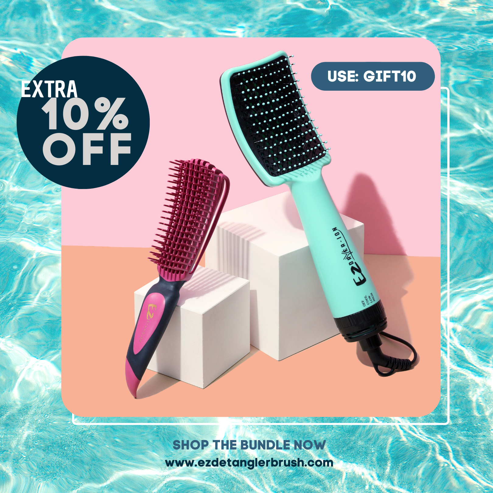 Detangle String Tool The EZ Detangler Brush: The Ideal Tool for Detangling Fine Hair – Ez ...