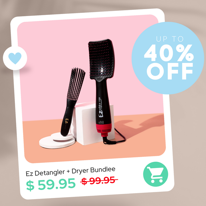 Detangle String Tool The EZ Detangler Brush: The Best Tool for Detangling Damaged Hair – Ez ...